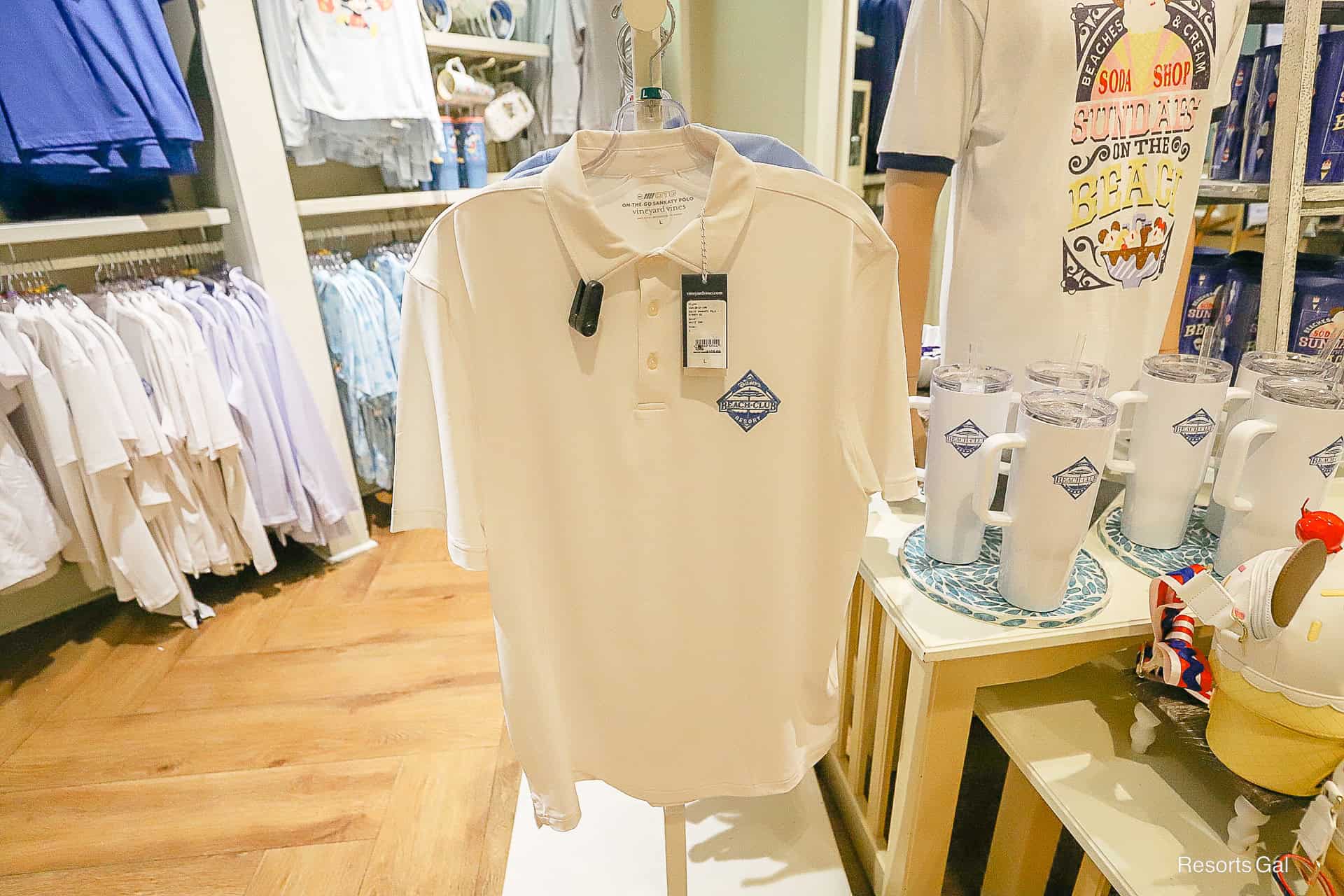 Polo 3-Button Beach Club Shirt