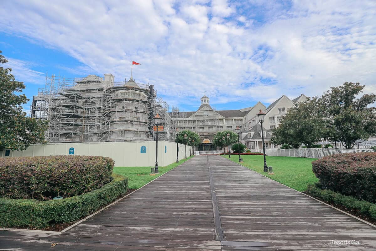 Disney Yacht Club Exterior Refurbishment Update August 2026