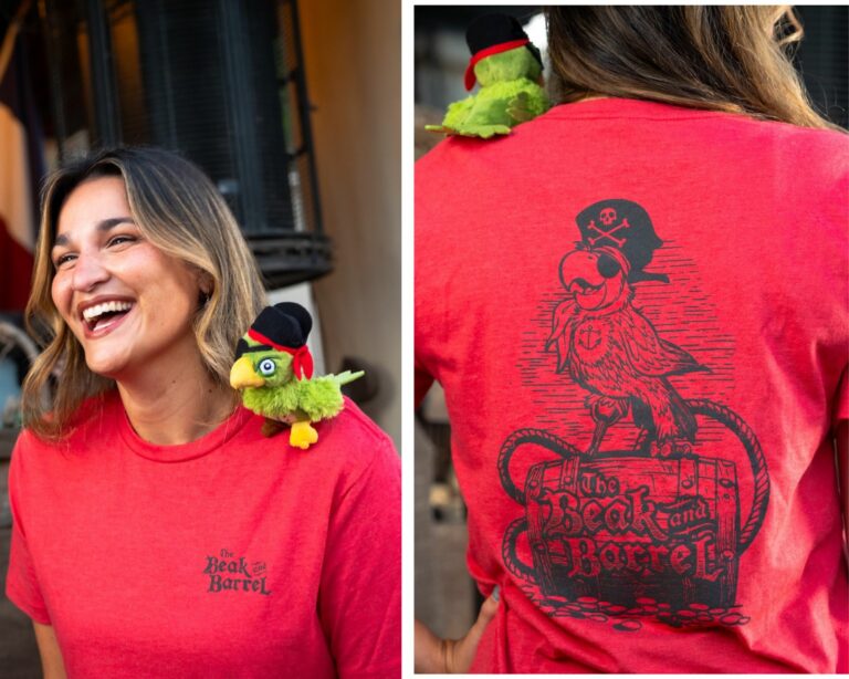 Sneak Peek of New Merchandise Representing The Beak and Barrel at Magic Kingdom