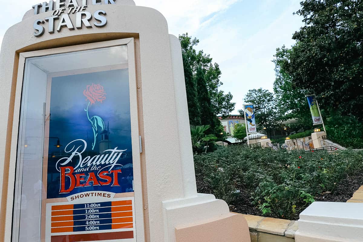 Showtimes for Beauty and the Beast Live at Hollywood Studios 