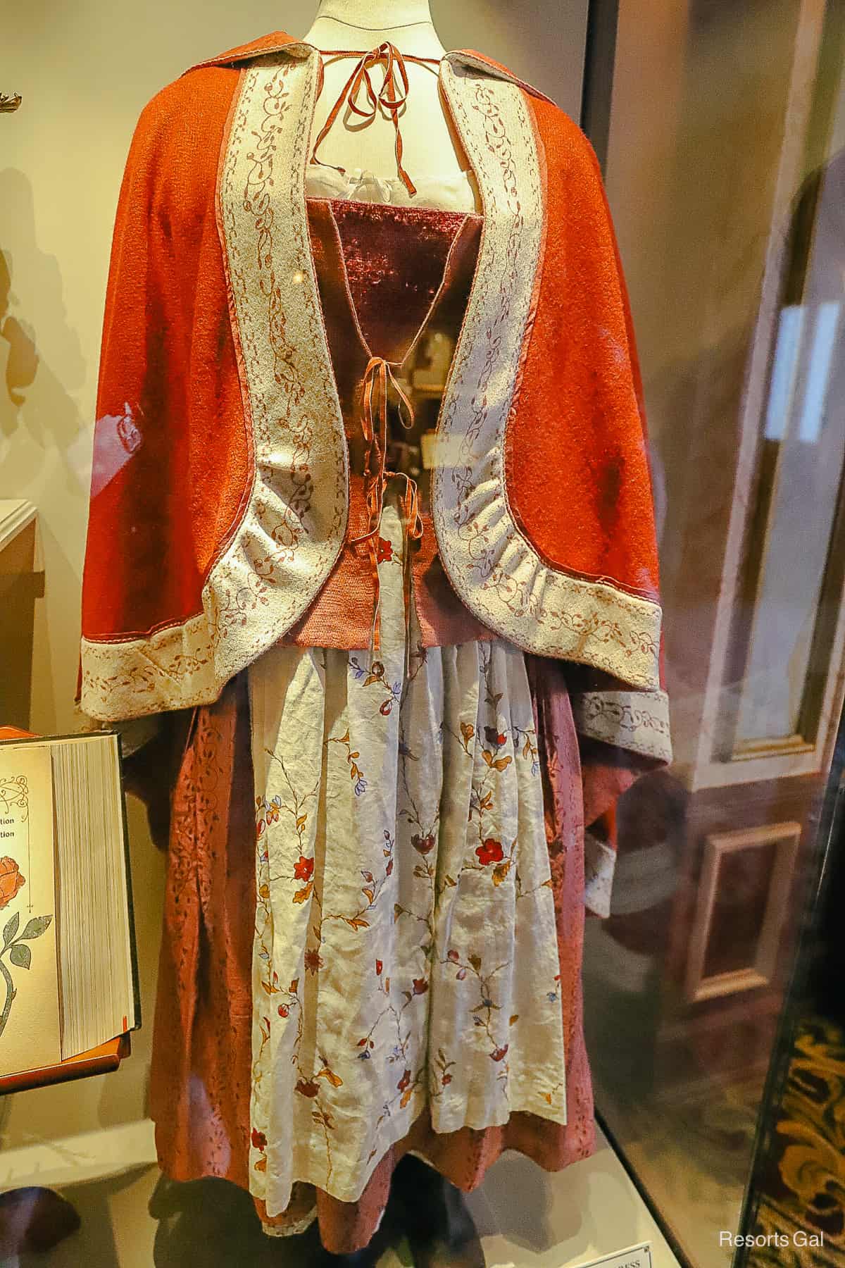 Belle's red dress and cape from the live-action Beauty and the Beast