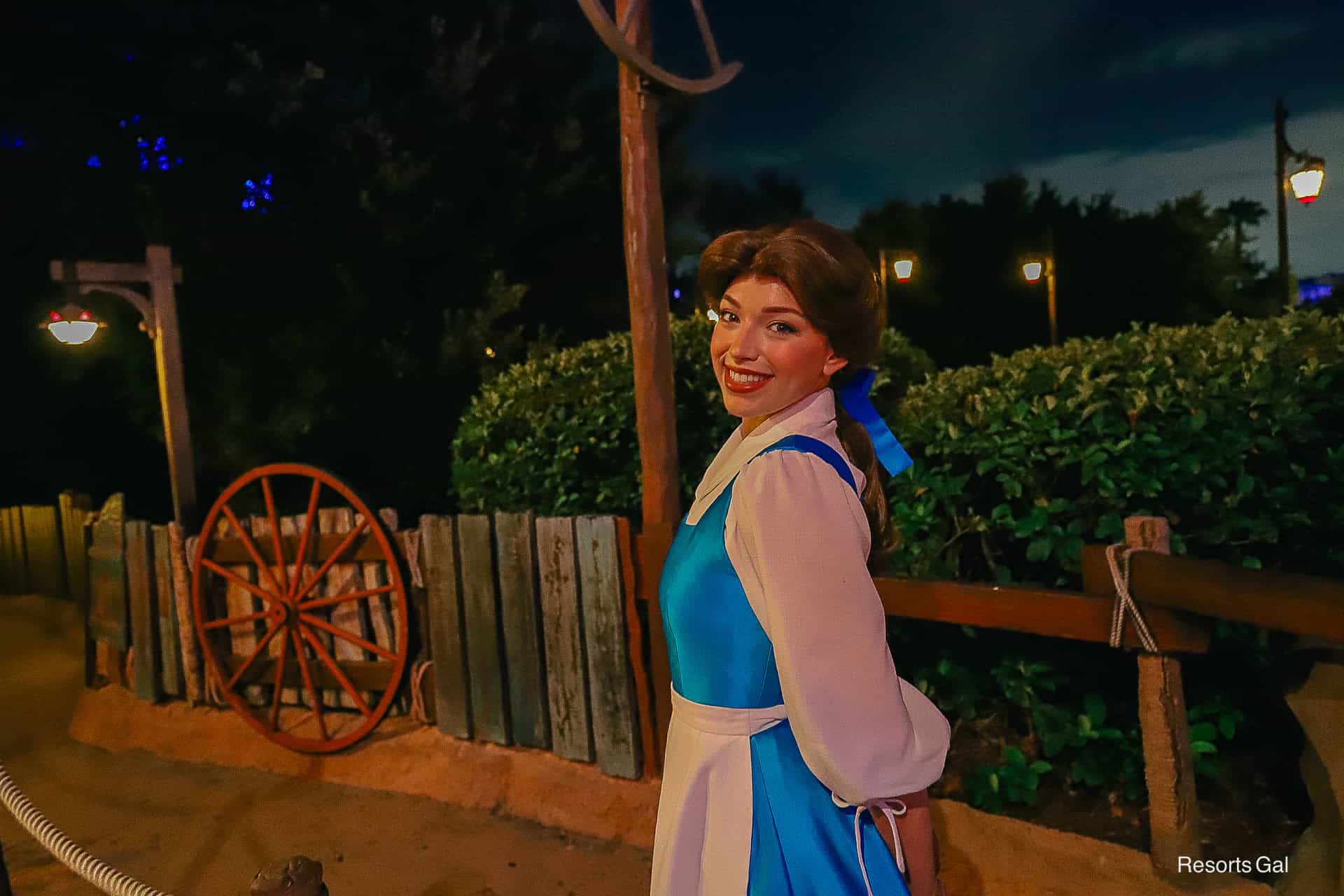 Belle Character Sighting at Mickey's Halloween Party