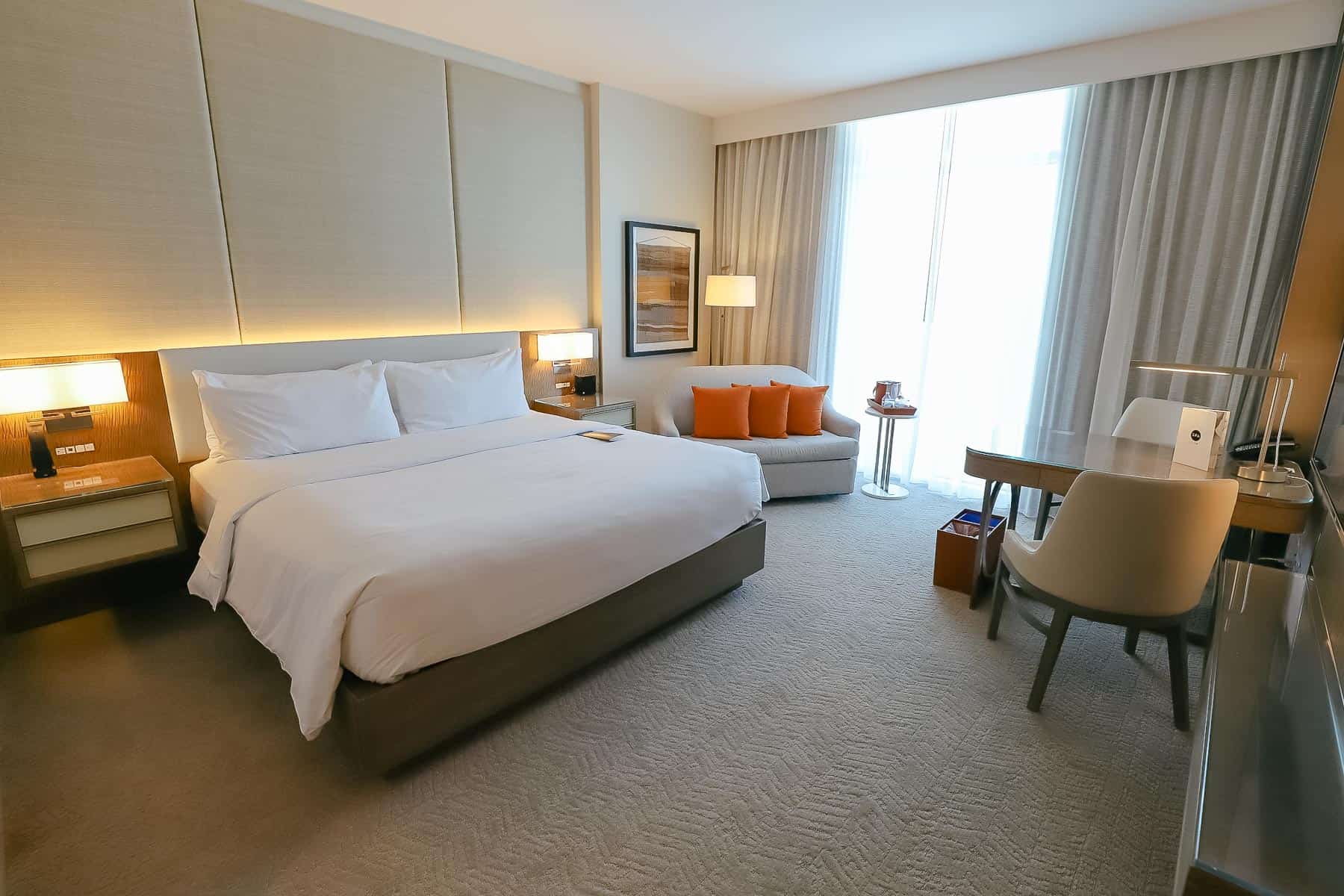 Luxury Marriott Hotel Room that's close to Disney. 