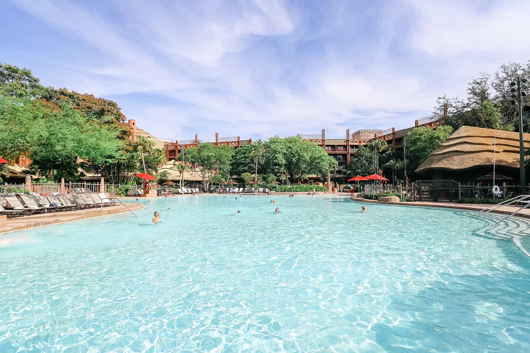 the pool at Disney's Animal Kingdom Lodge, Jambo House 