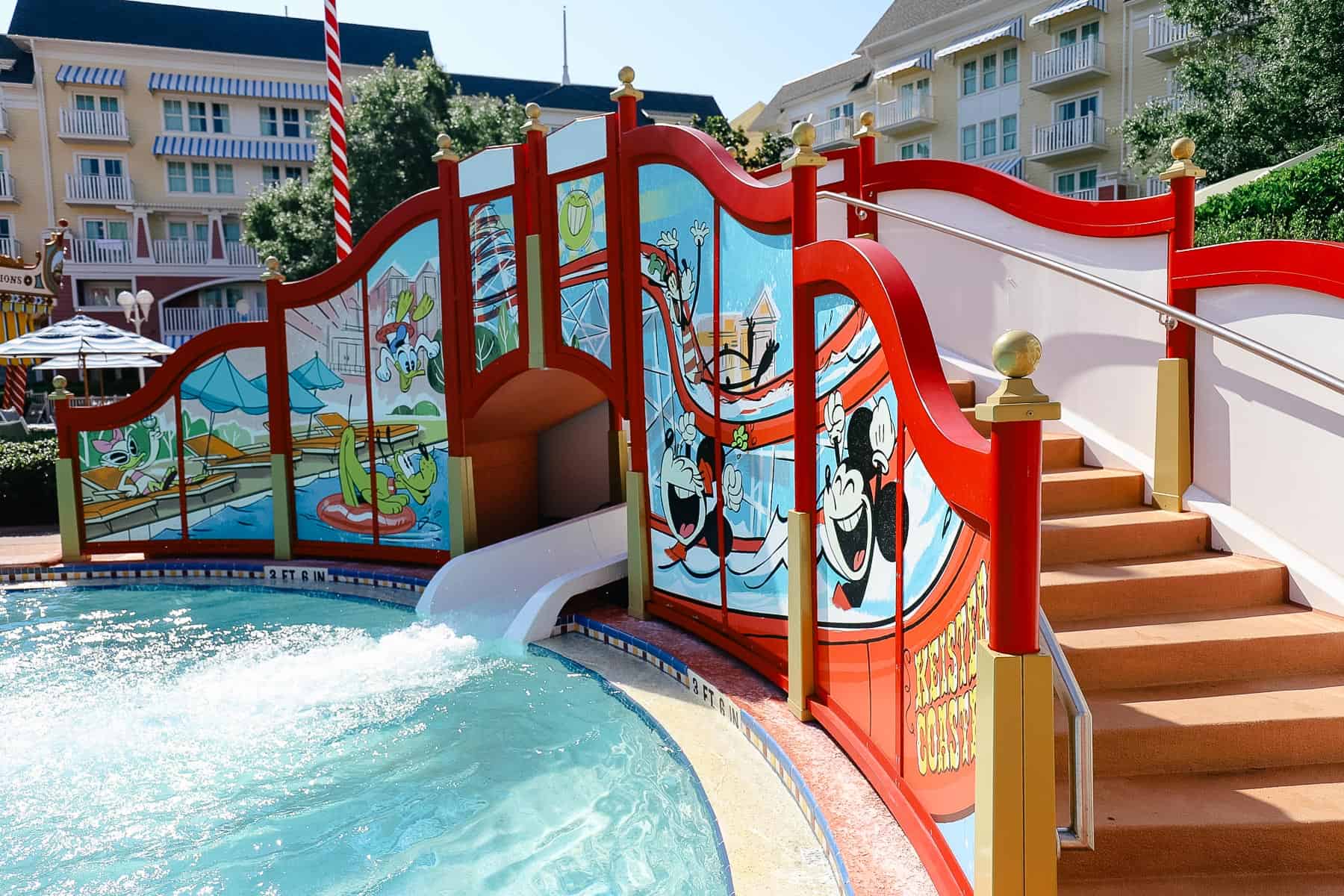 The Keister Coaster Slide at Disney's Boardwalk