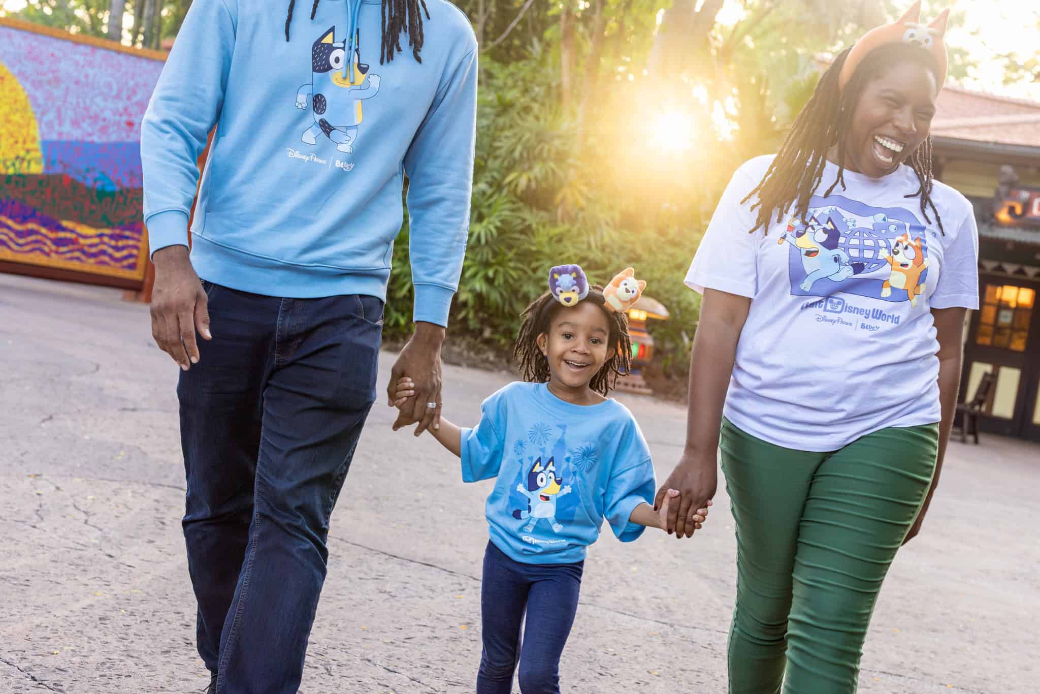 Bluey youth size t-shirt in blue 