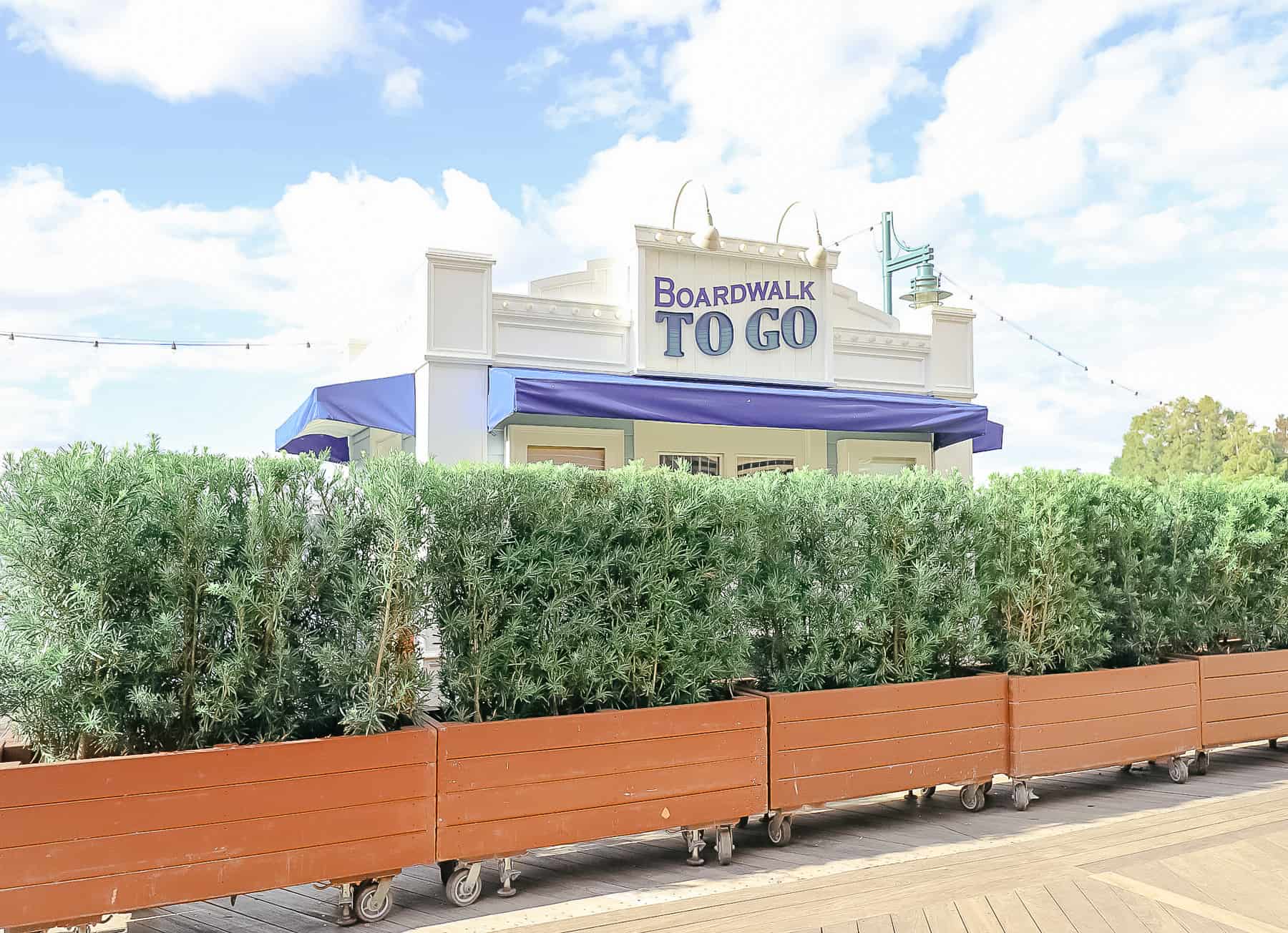 Boardwalk To-Go Under Construction to be the new Blue Ribbon Corn Dogs. 