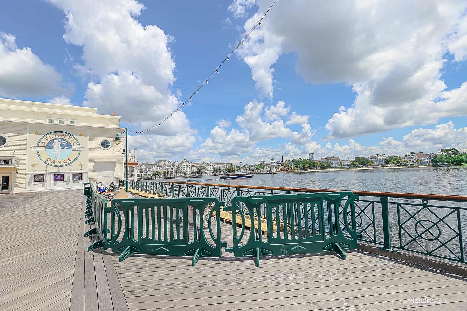 a fenced area near the Atlantic Dance Hall on the Boardwalk 
