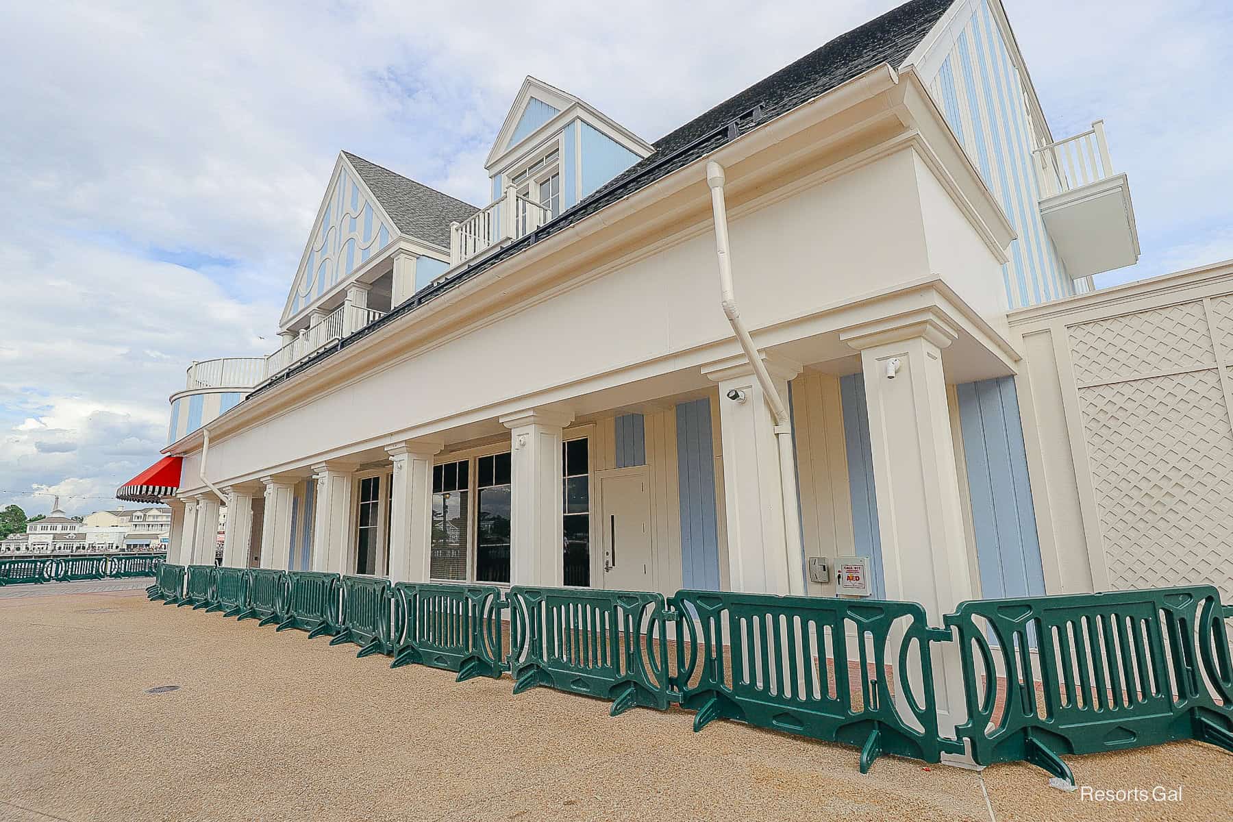 fences up around the former Jelly Rolls on the Boardwalk 