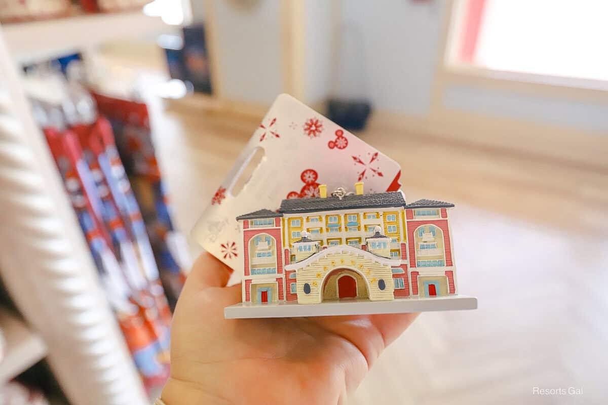 Boardwalk Resort front side ornament by Sketchbook