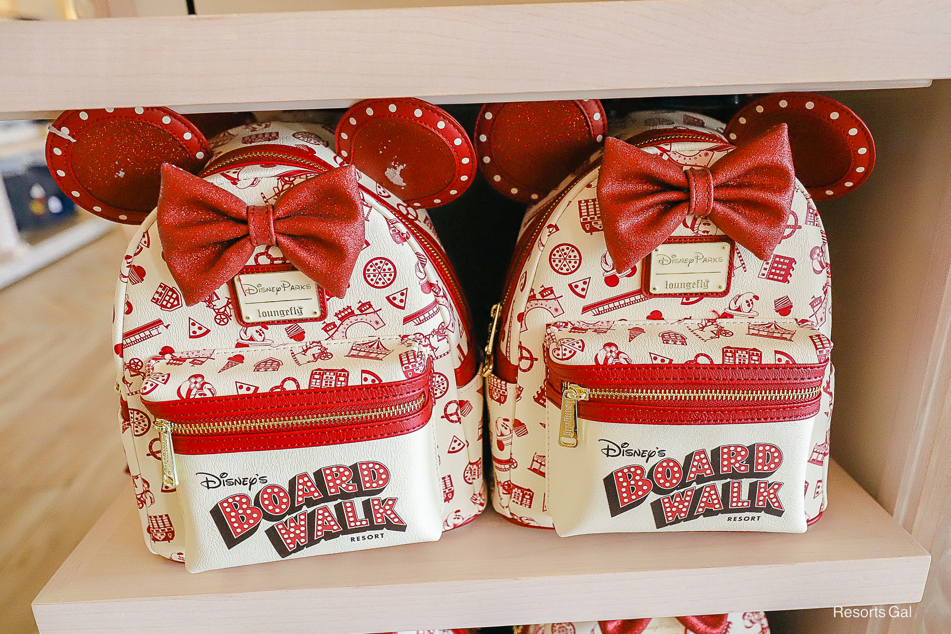 scented Loungefly in cream and white for Disney's Boardwalk