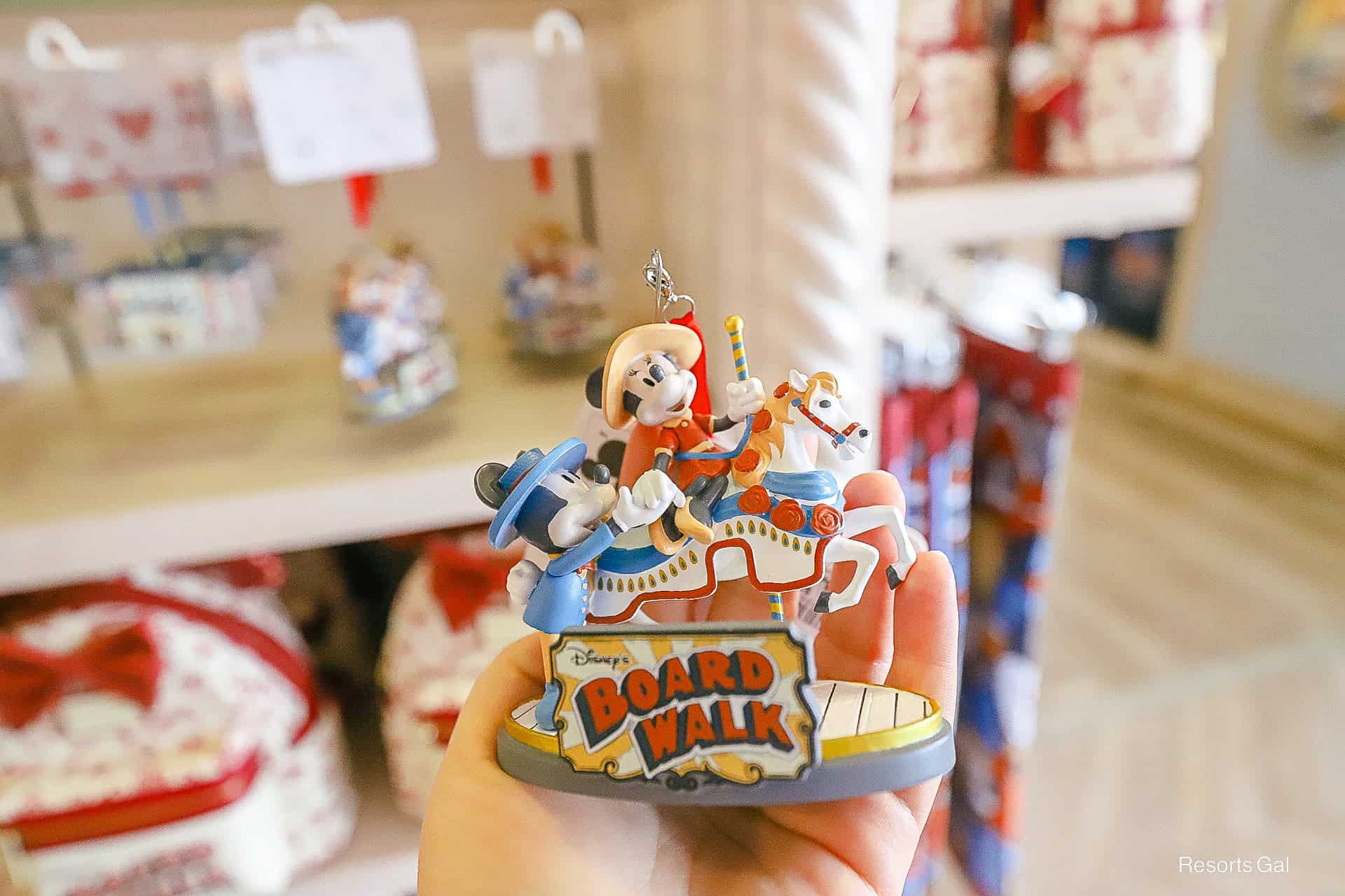 Disney Boardwalk Carousel Sketchbook Ornament