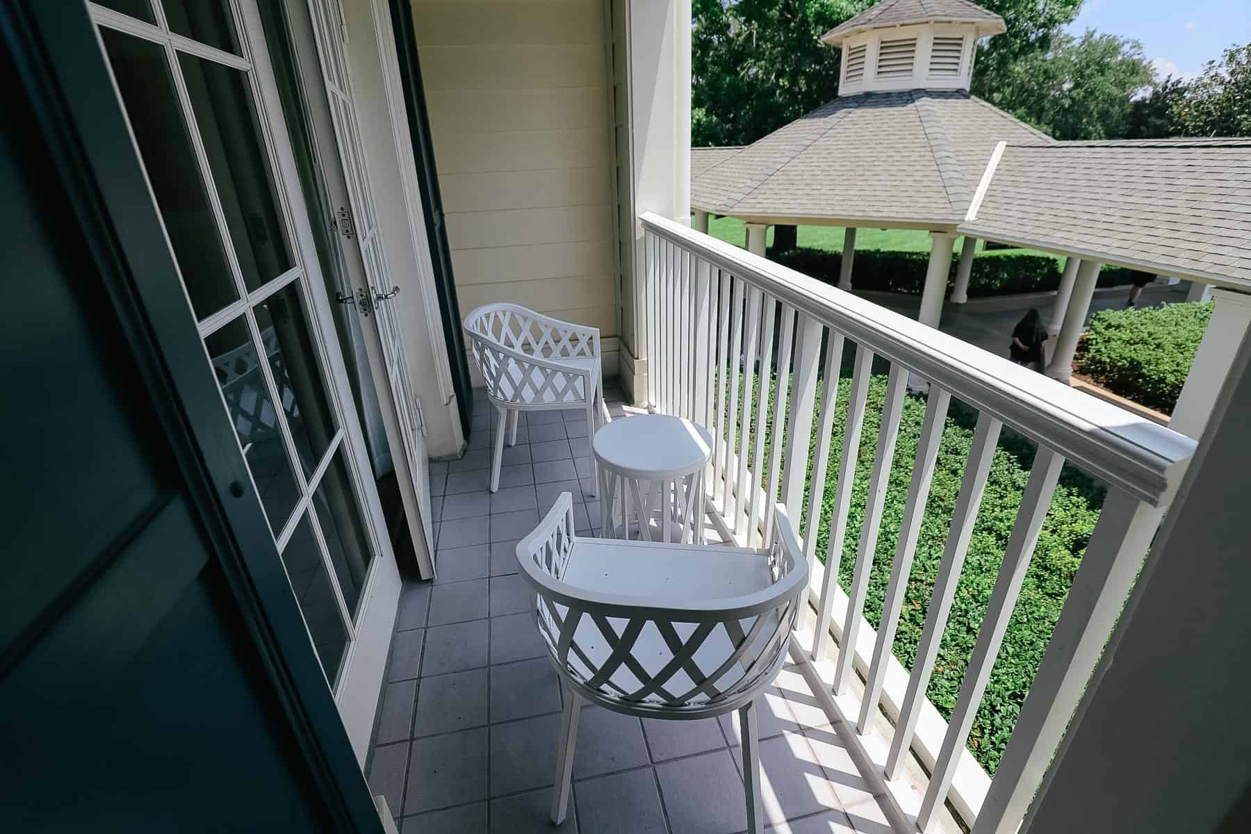 balcony room at Disney's Boardwalk 