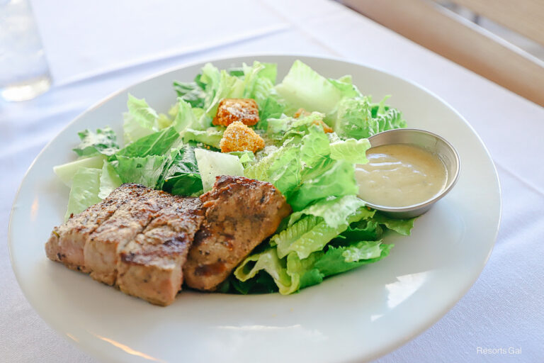 Review: A Steak Salad Lunch at The Boathouse at Disney Springs