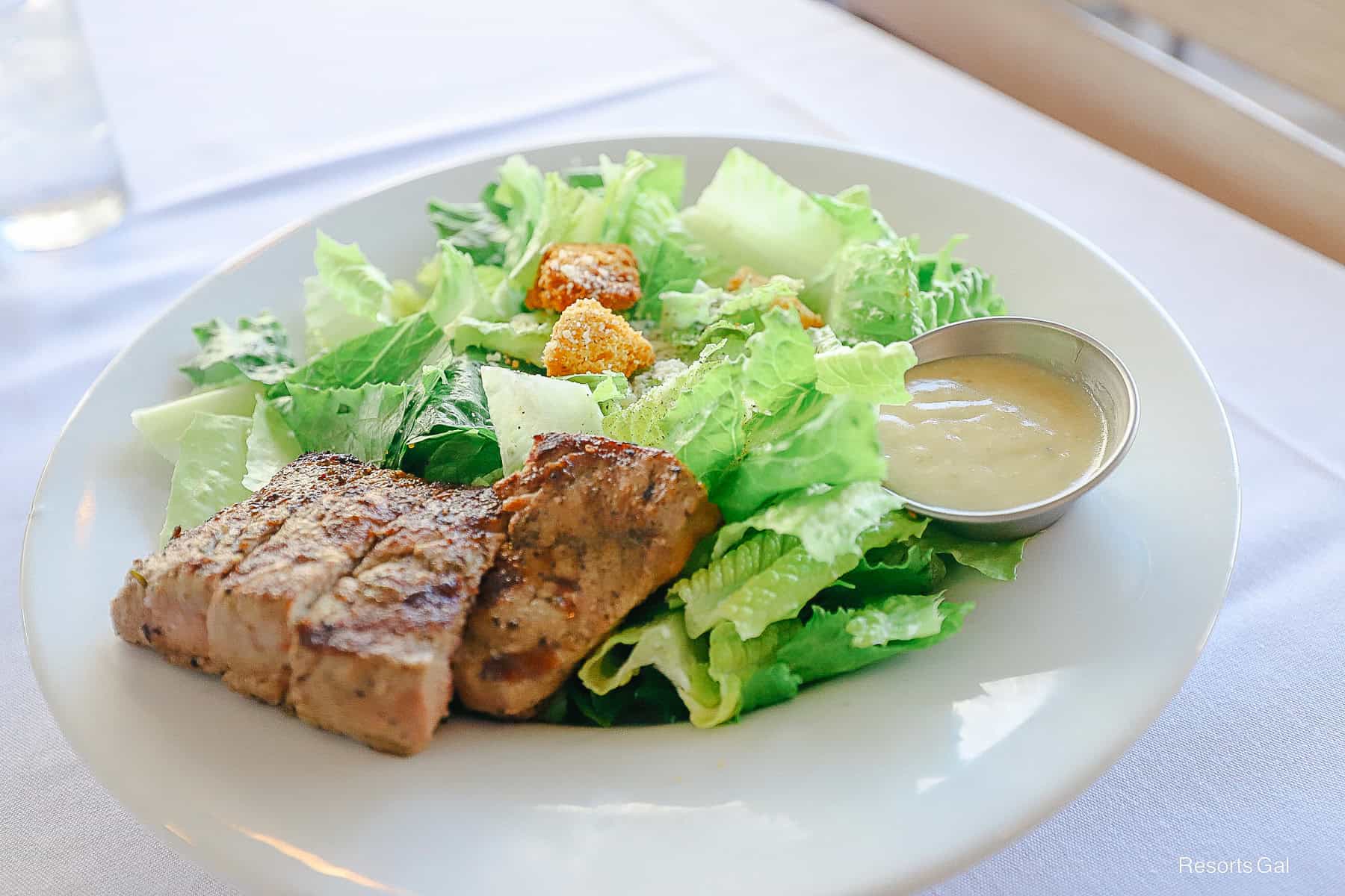 Review: A Steak Salad Lunch at The Boathouse at Disney Springs