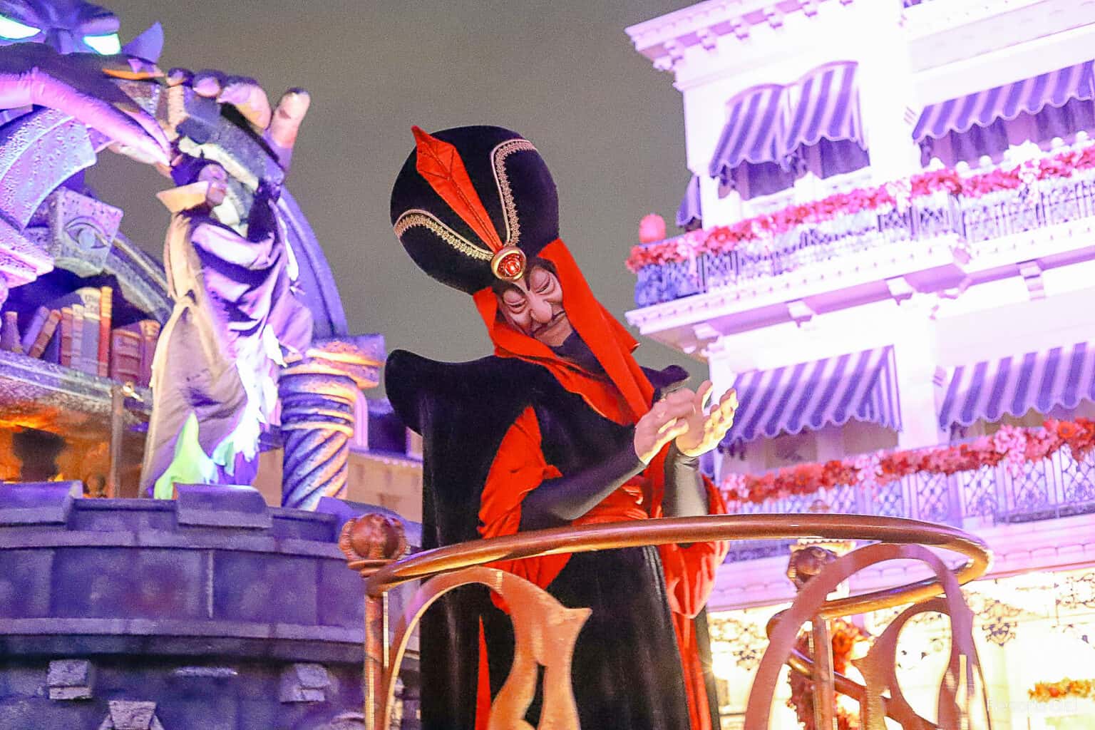 Jafar Rides Characters in Mickey's Boo to You Halloween Parade in 2024