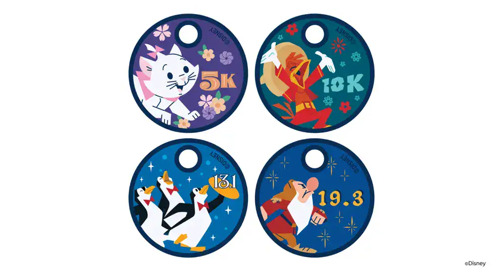 runDisney Lace Badges Wine and Dine Half Marathon