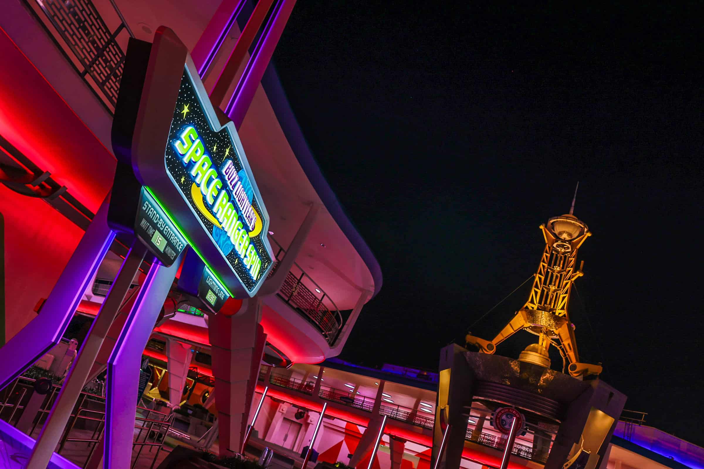 Buzz Lightyear Space Ranger Spin new marquee
