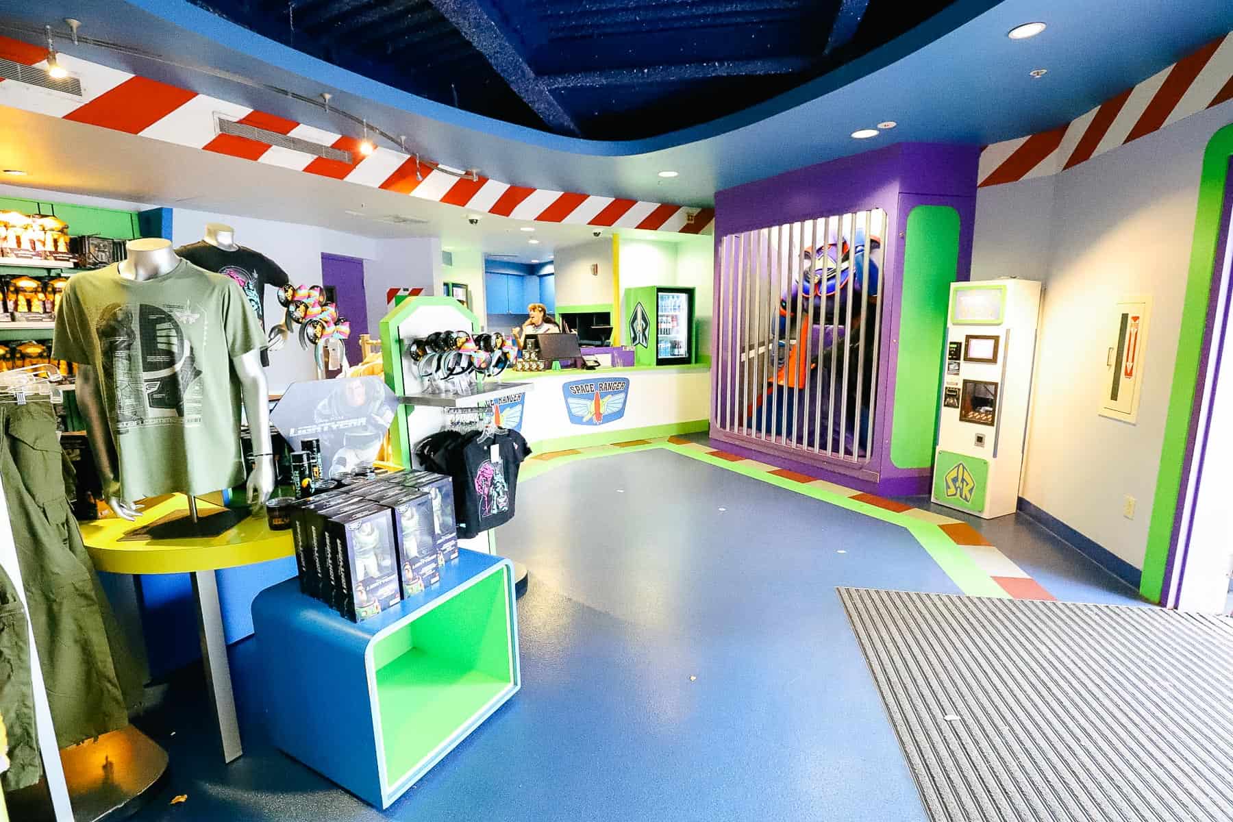 The ride shop at the end of Space Ranger Spin. 