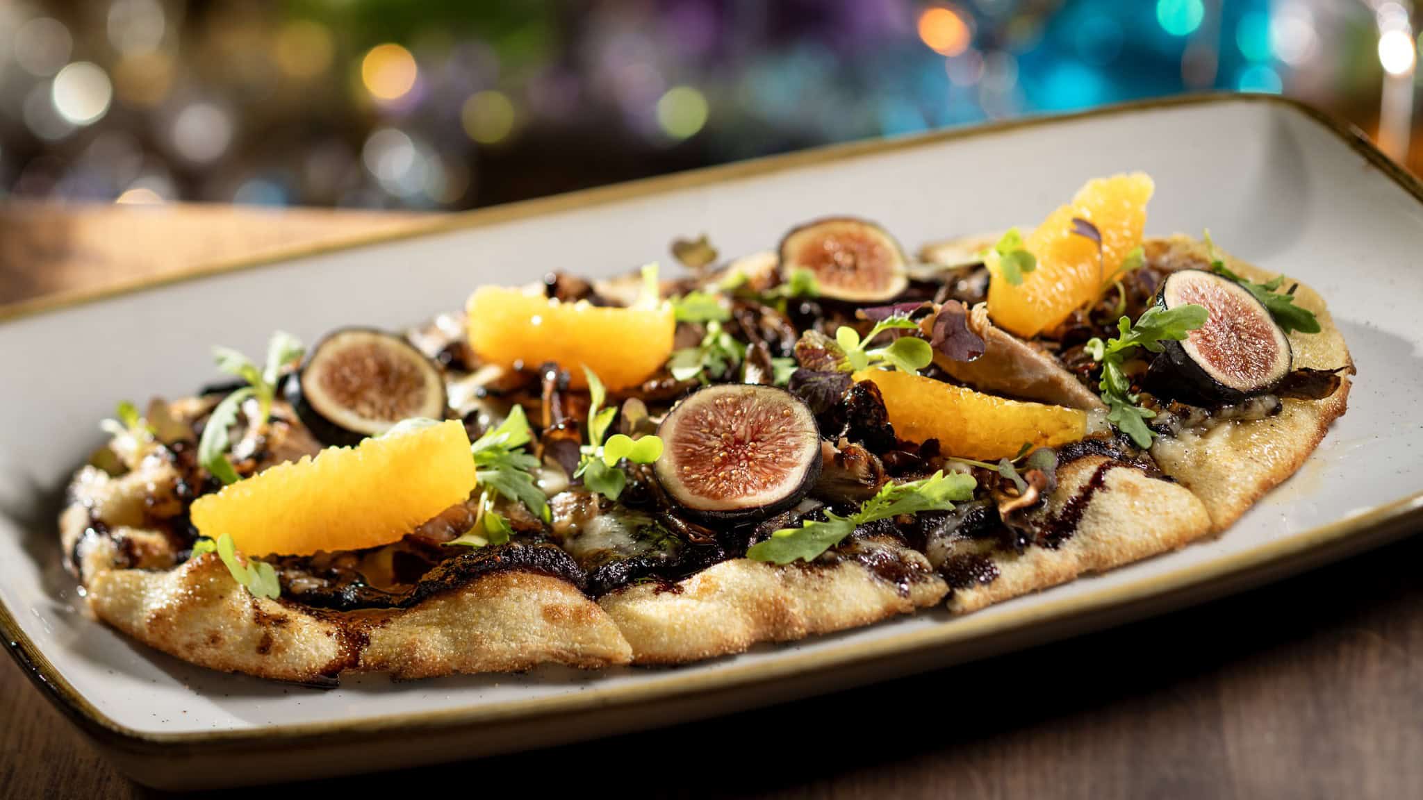 an order of seasonal flatbread 