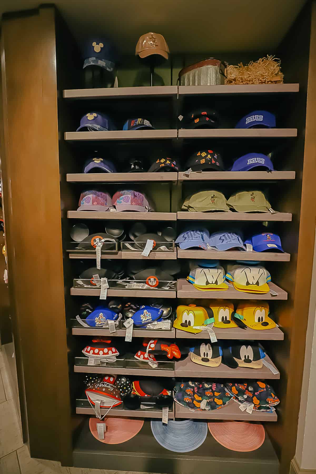 hats, ear hats, baseball caps selection in Calypso Trading Post 