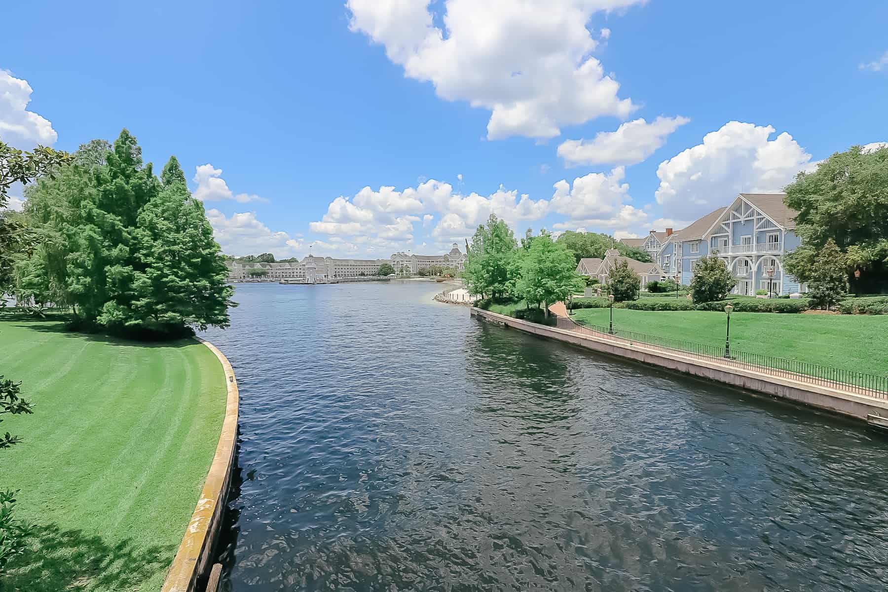 the canal that runs from the Epcot Resorts to the International Gateway 