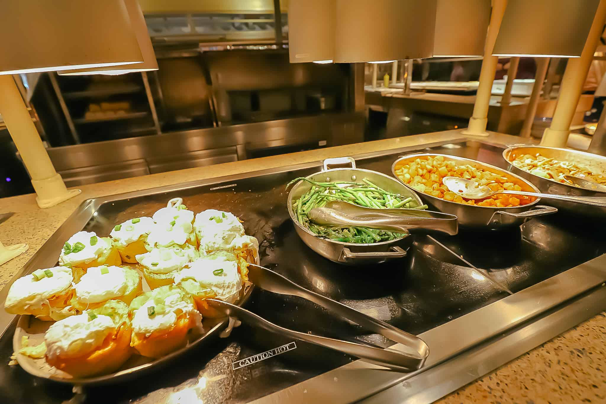 a section of the buffet at Minnie's Beach Bash 