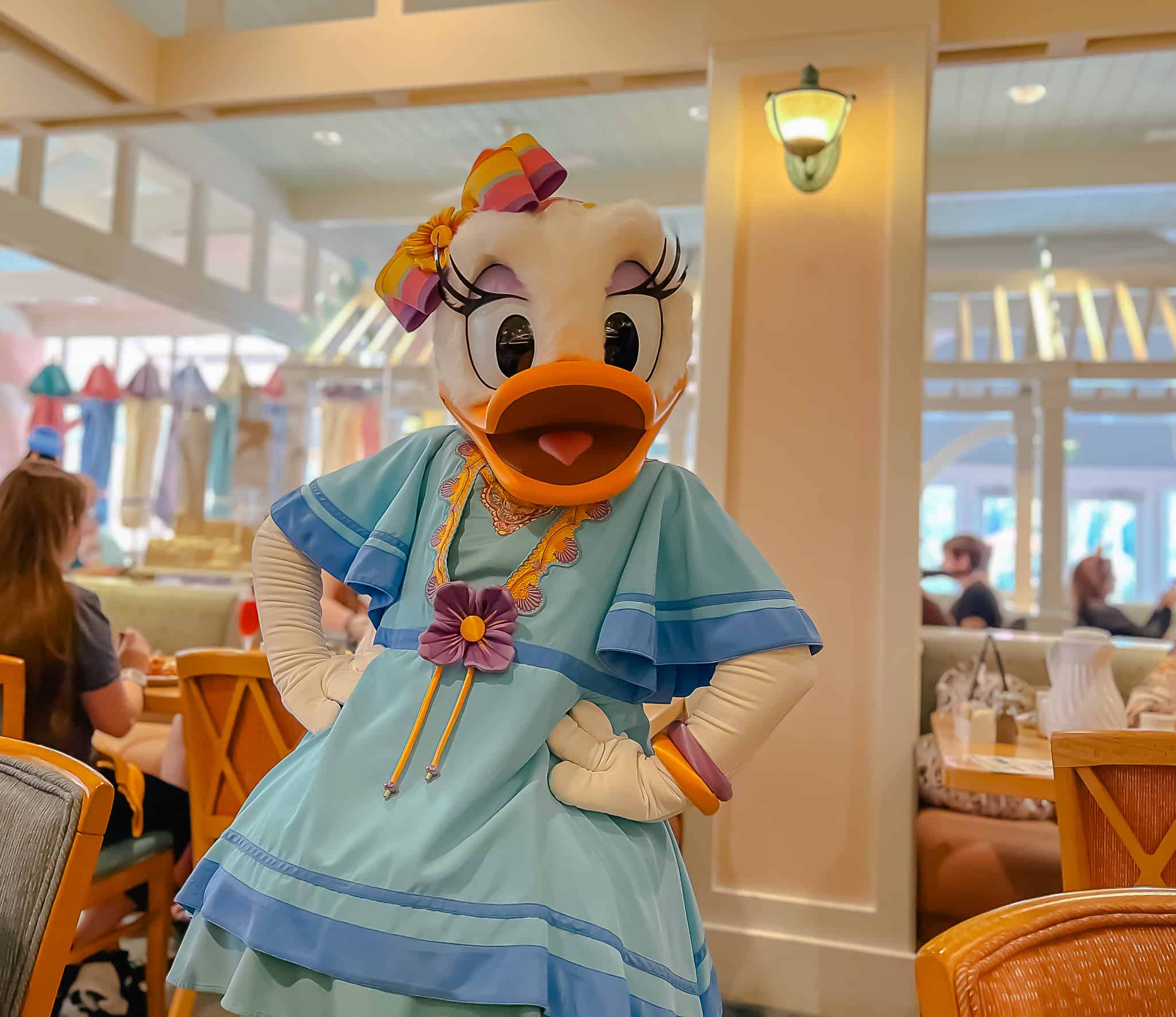 Daisy Duck at Cape May Cafe 