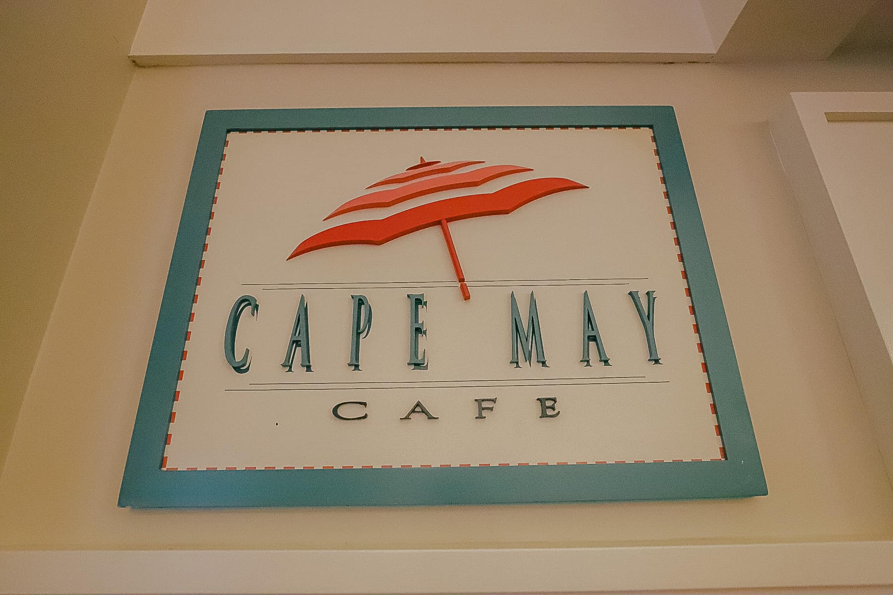 Cape May Cafe sign 