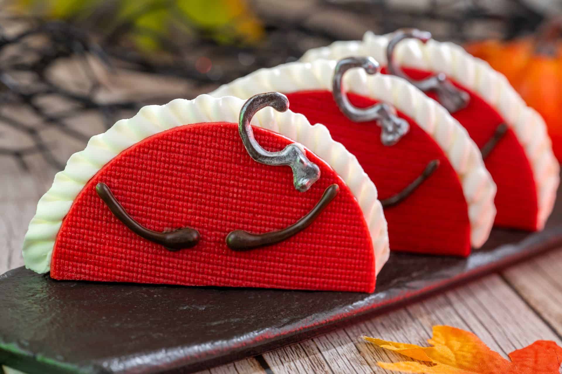 a folded cookie with Captain Hook decor