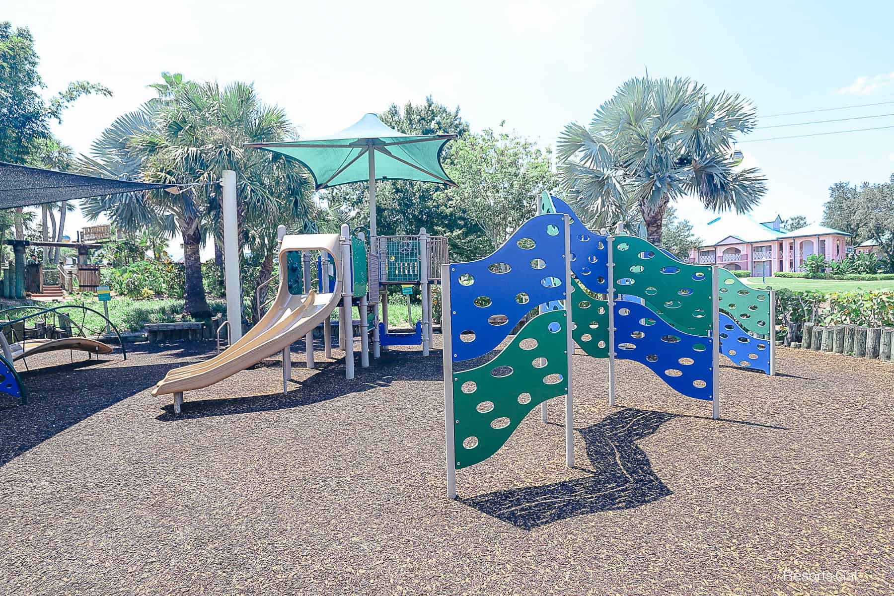 play equipment at Caribbean Beach
