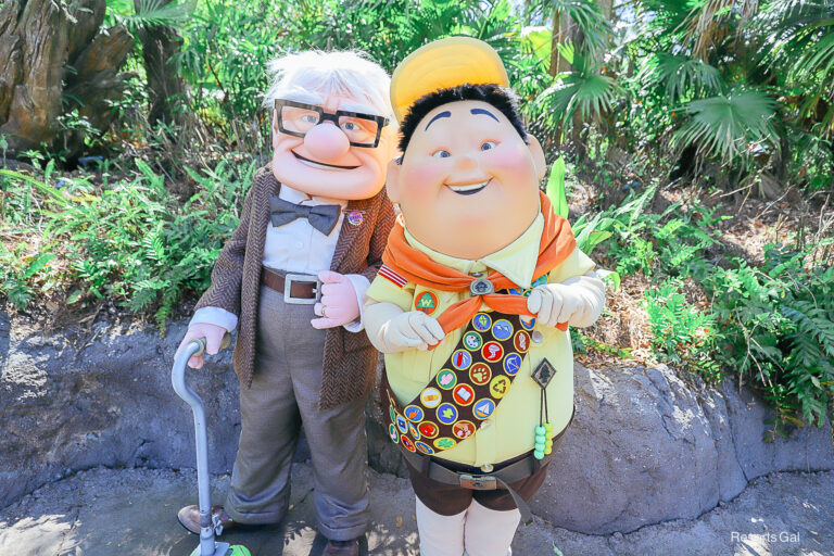Mr. Fredricksen (Carl) from UP Joins Russell for Meet-and-Greet at Disney’s Animal Kingdom