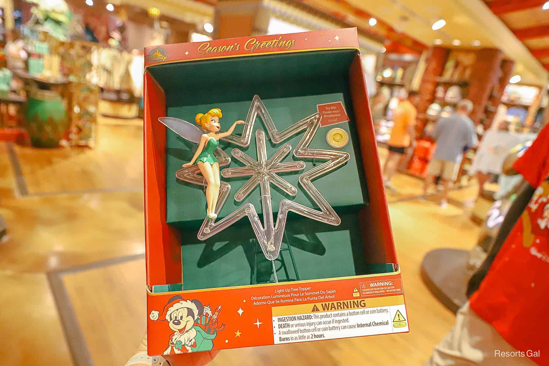 Tinker Bell light up Tree Topper 