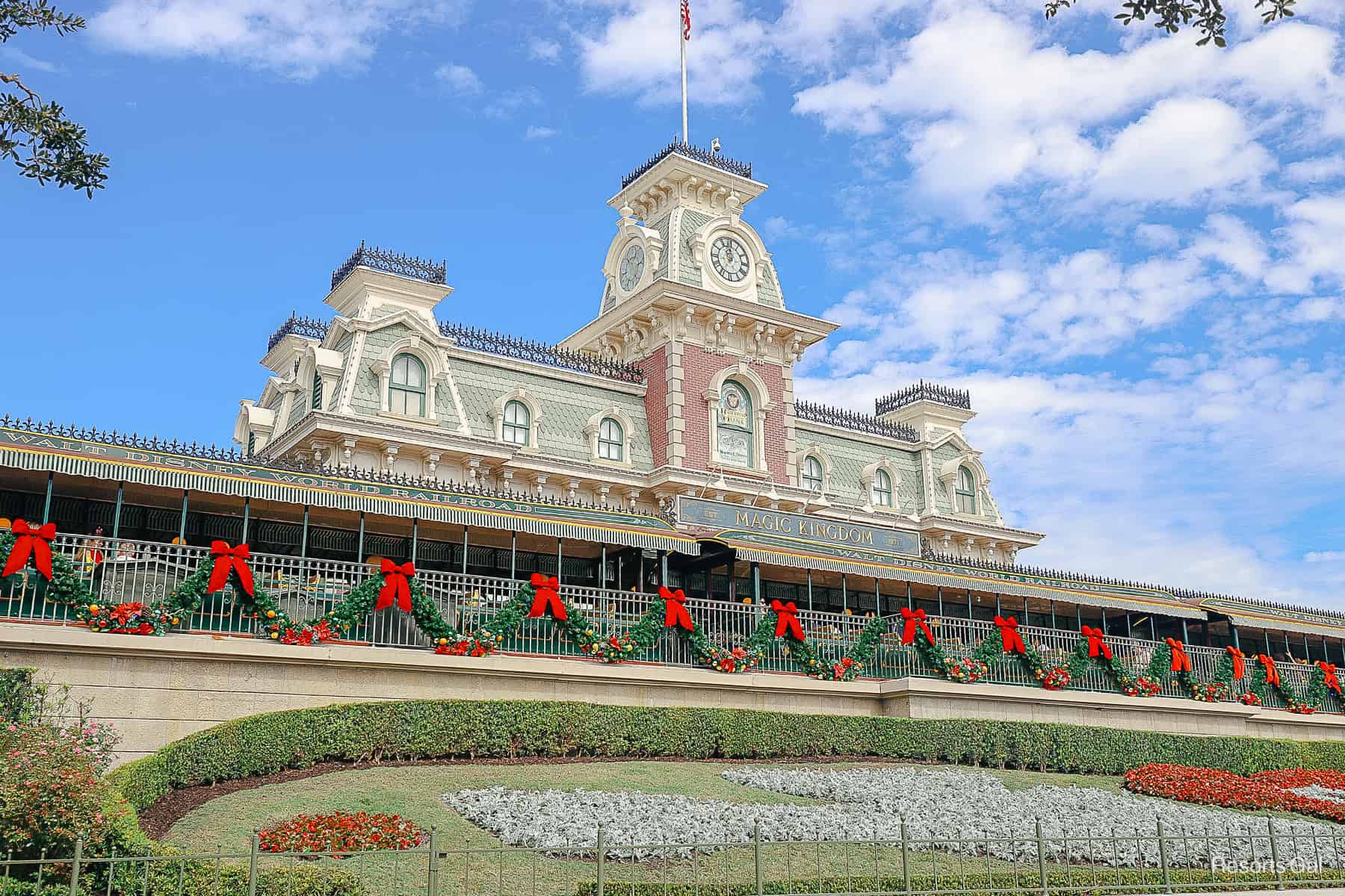 Photos: Christmas Decorations and Tree Arrive at Magic Kingdom to Kick Off Holiday Season