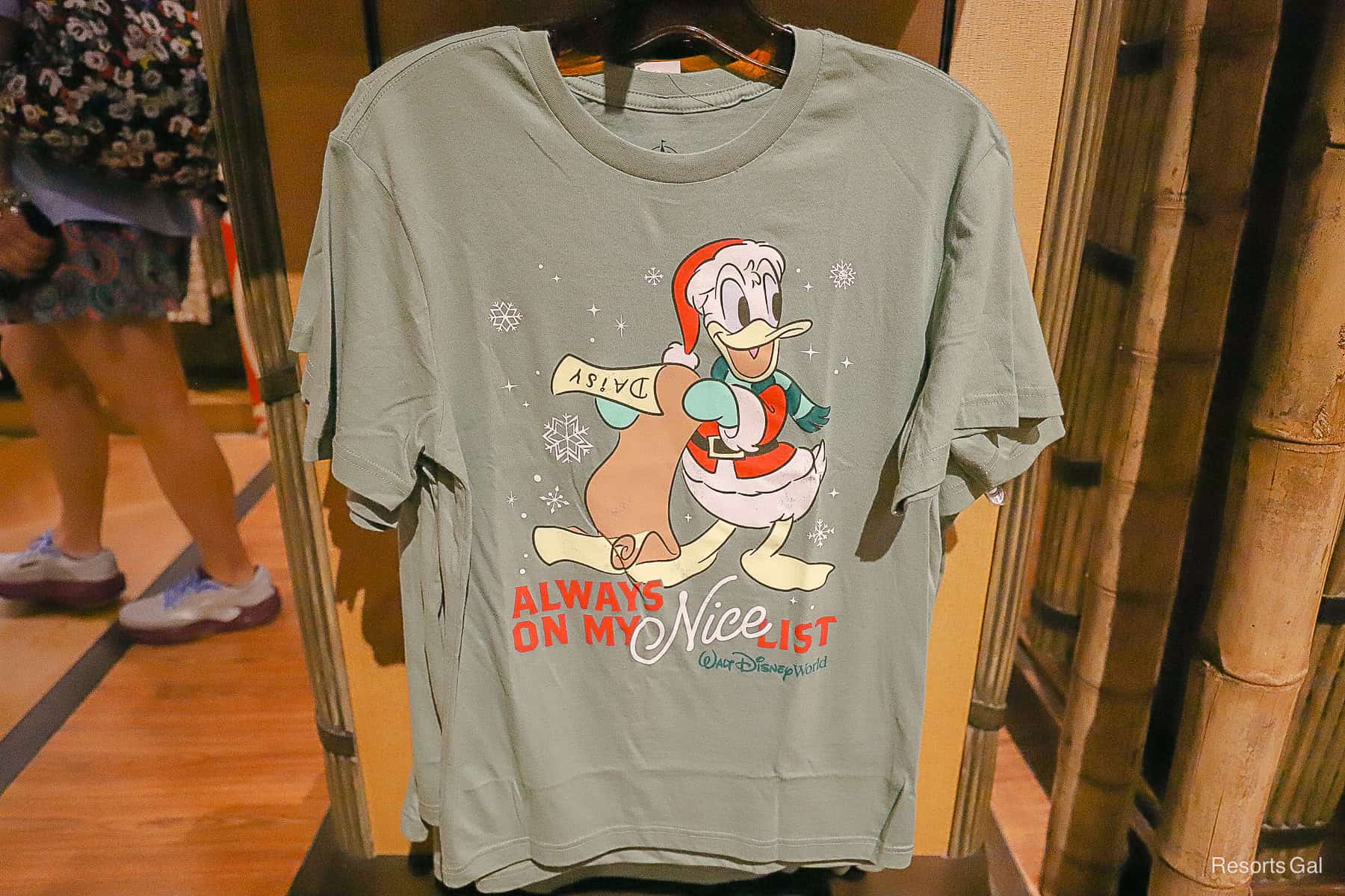 Always On My Nice List Donald Duck T-Shirt 