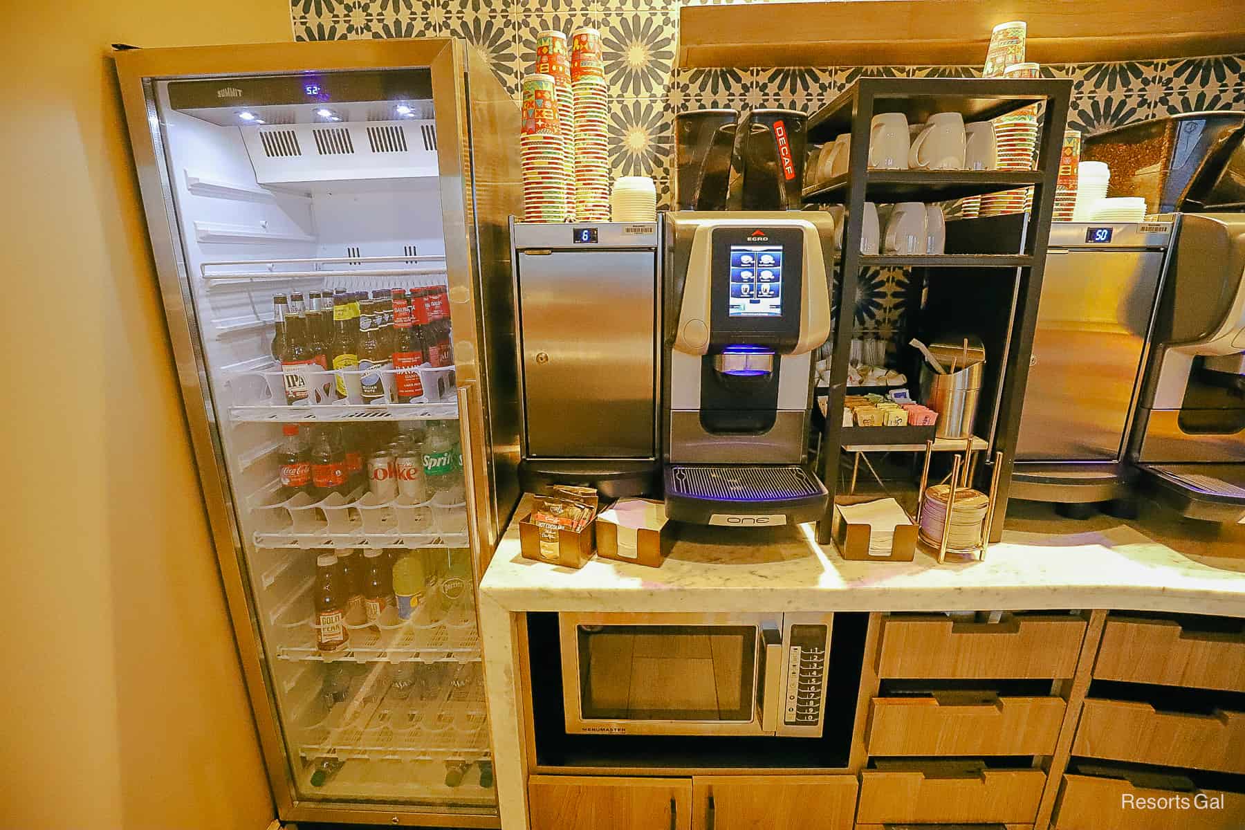 an Egro machine that makes coffee 