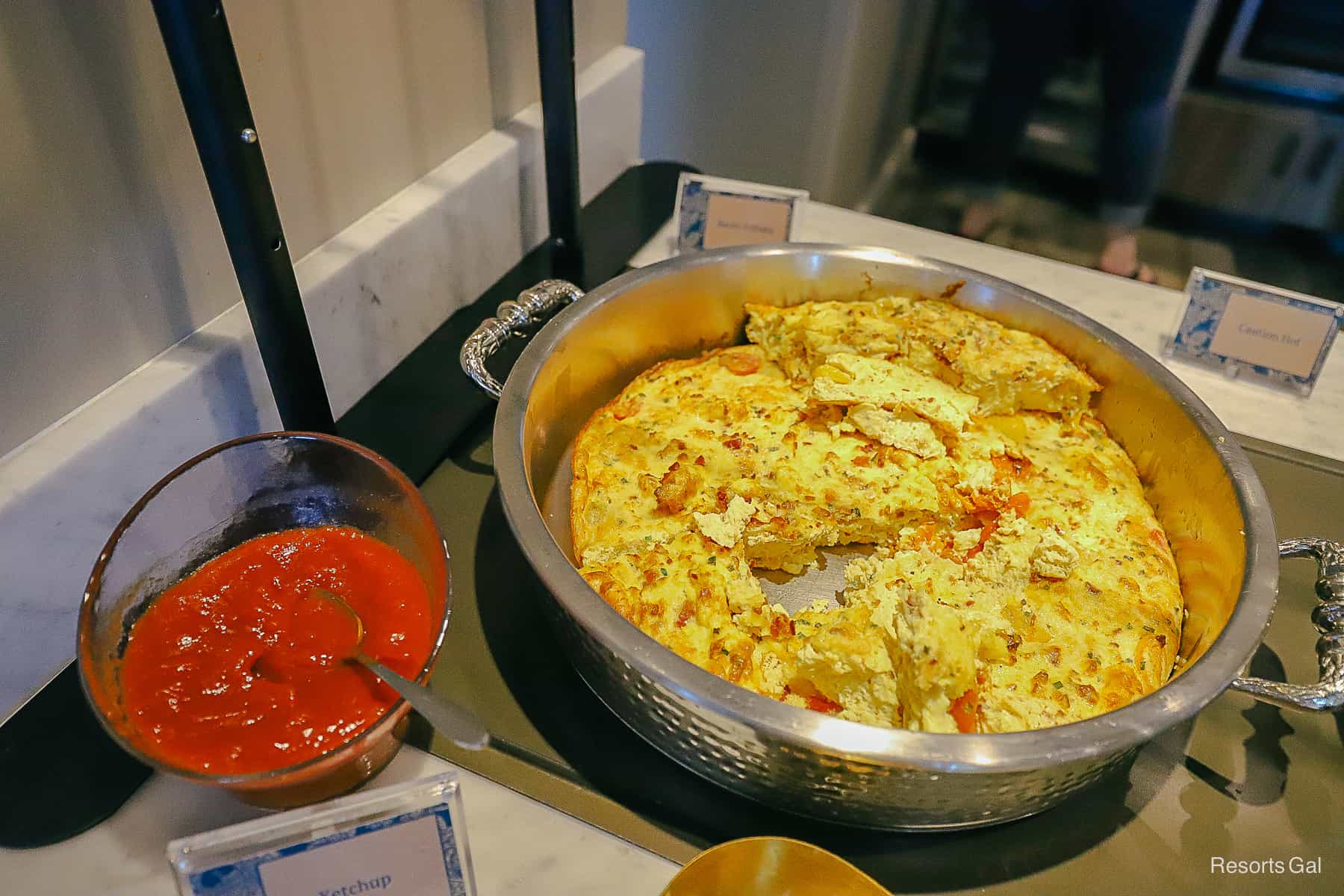 an egg frittata 