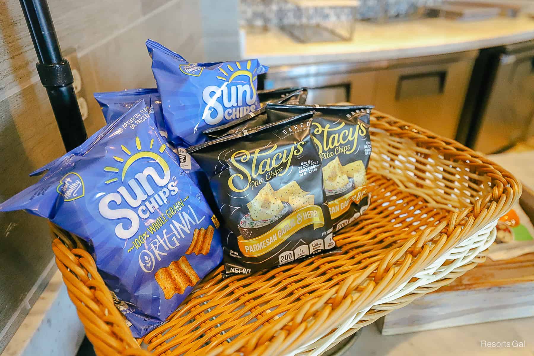 Sun Chips and Stacy's Pita Chips 