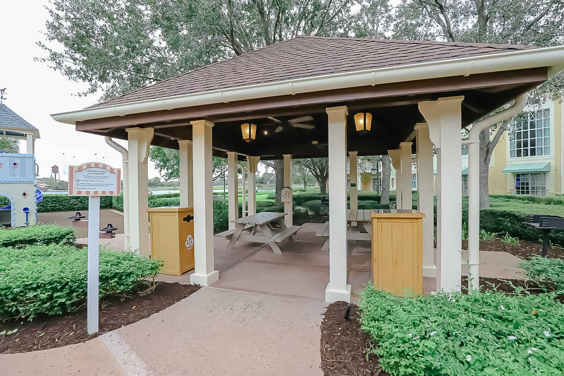 picnic area at Congress Park section 