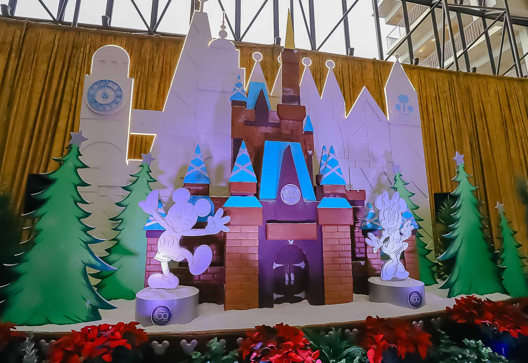 entire view of the gingerbread castle