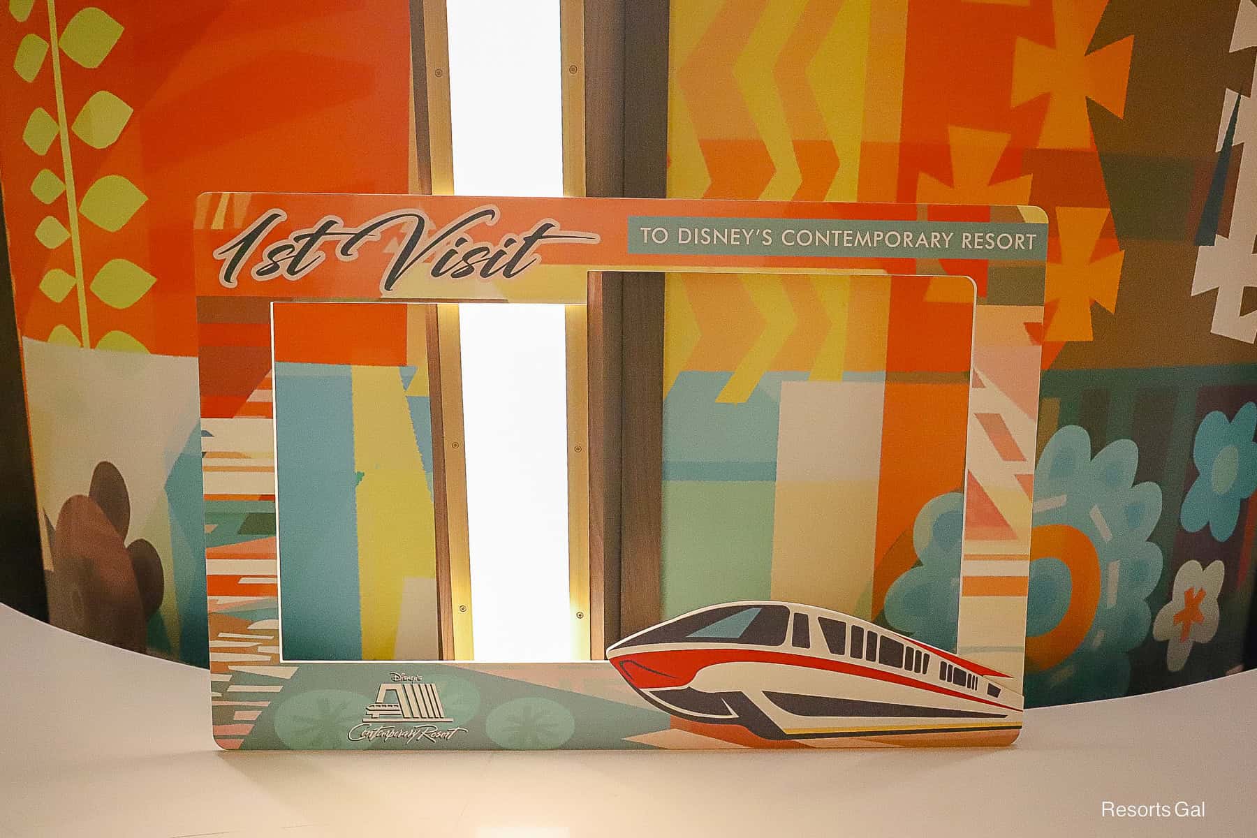 a photo frame that says 1st visit to Disney's Contemporary Resort 