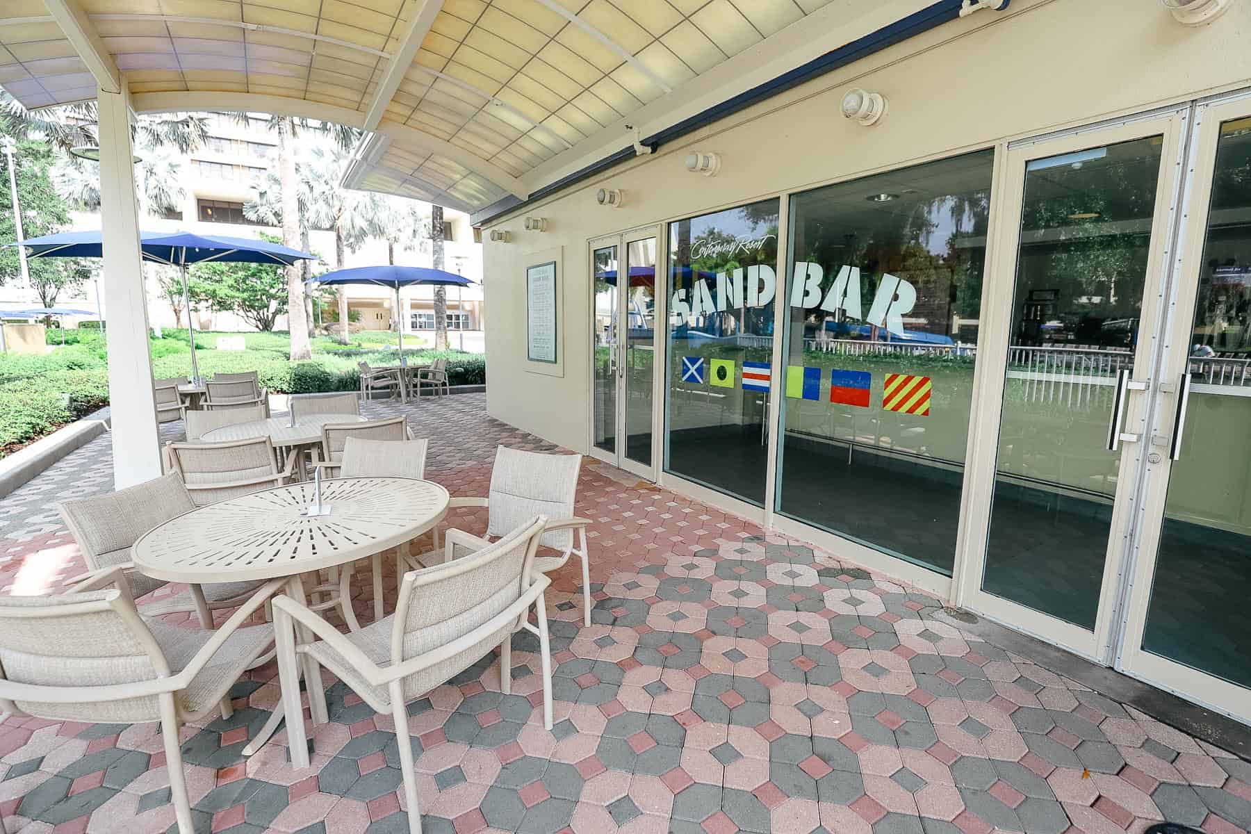 the Sand Bar pool bar at Disney's Contemporary 