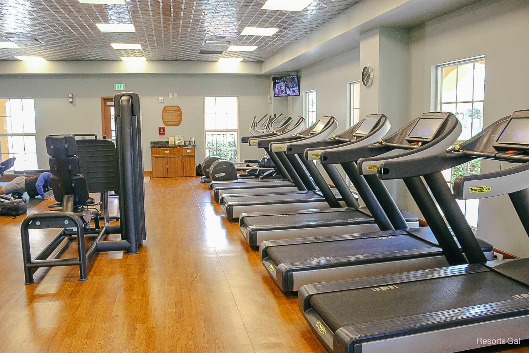 the interior of the gym at Coronado Springs 