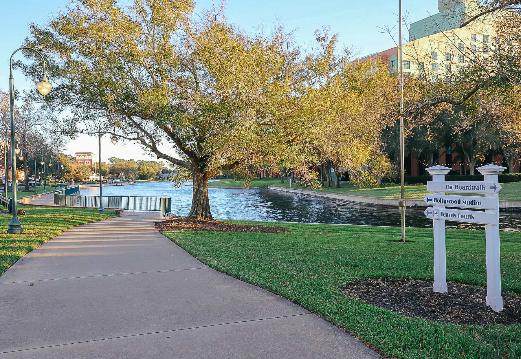 walkway to Hollywood Studios 