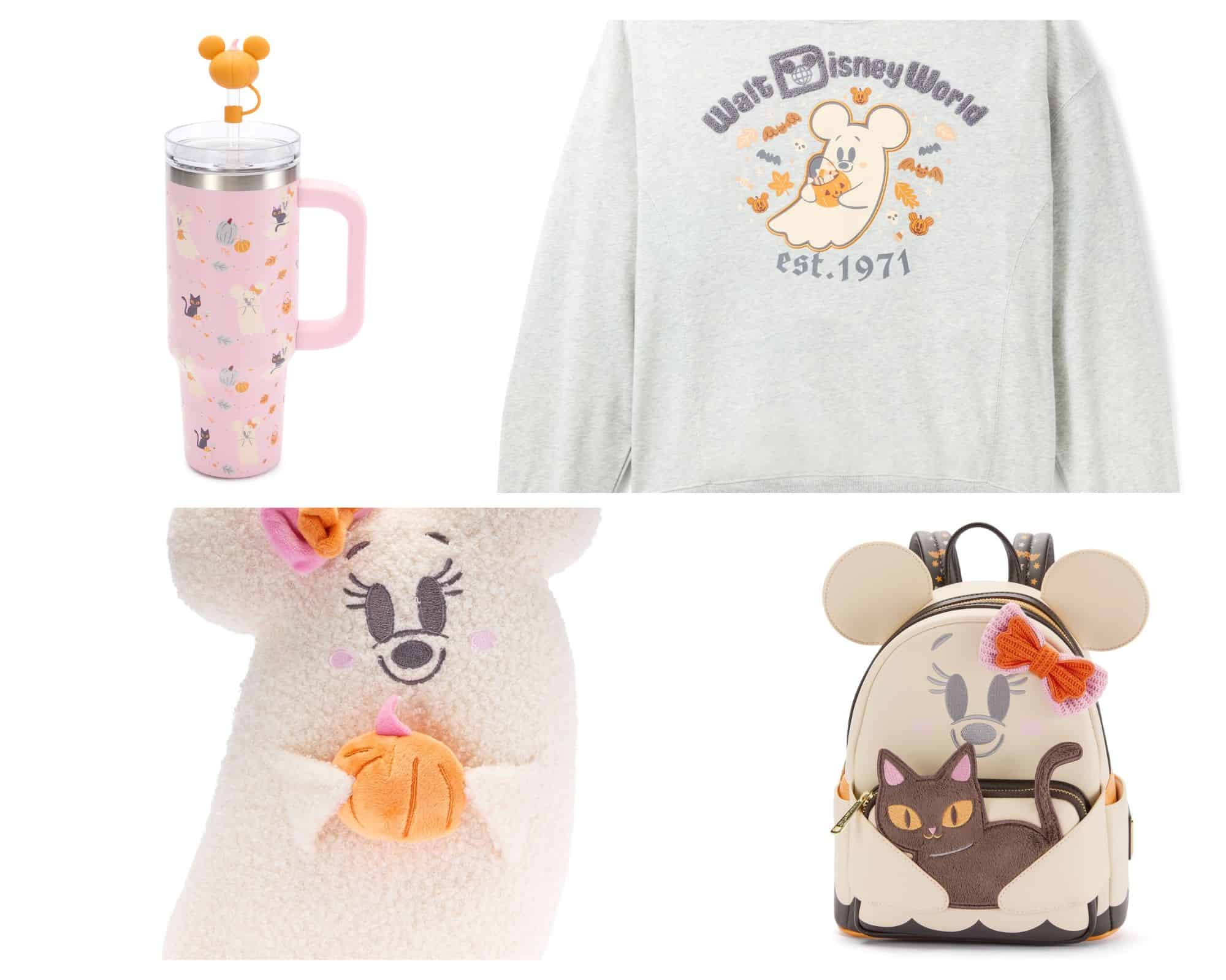 a collage with four images representing the Cutie Ghost Collection by Disney