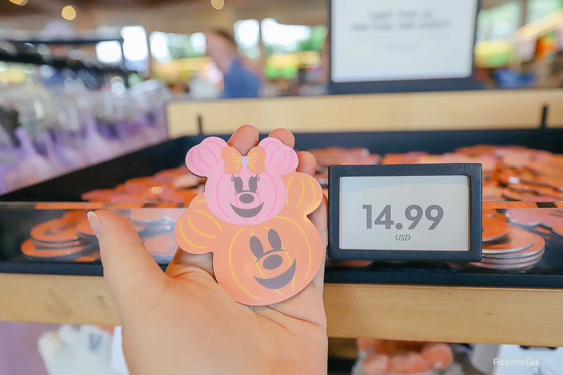 stacked pastel pumpkin magnet