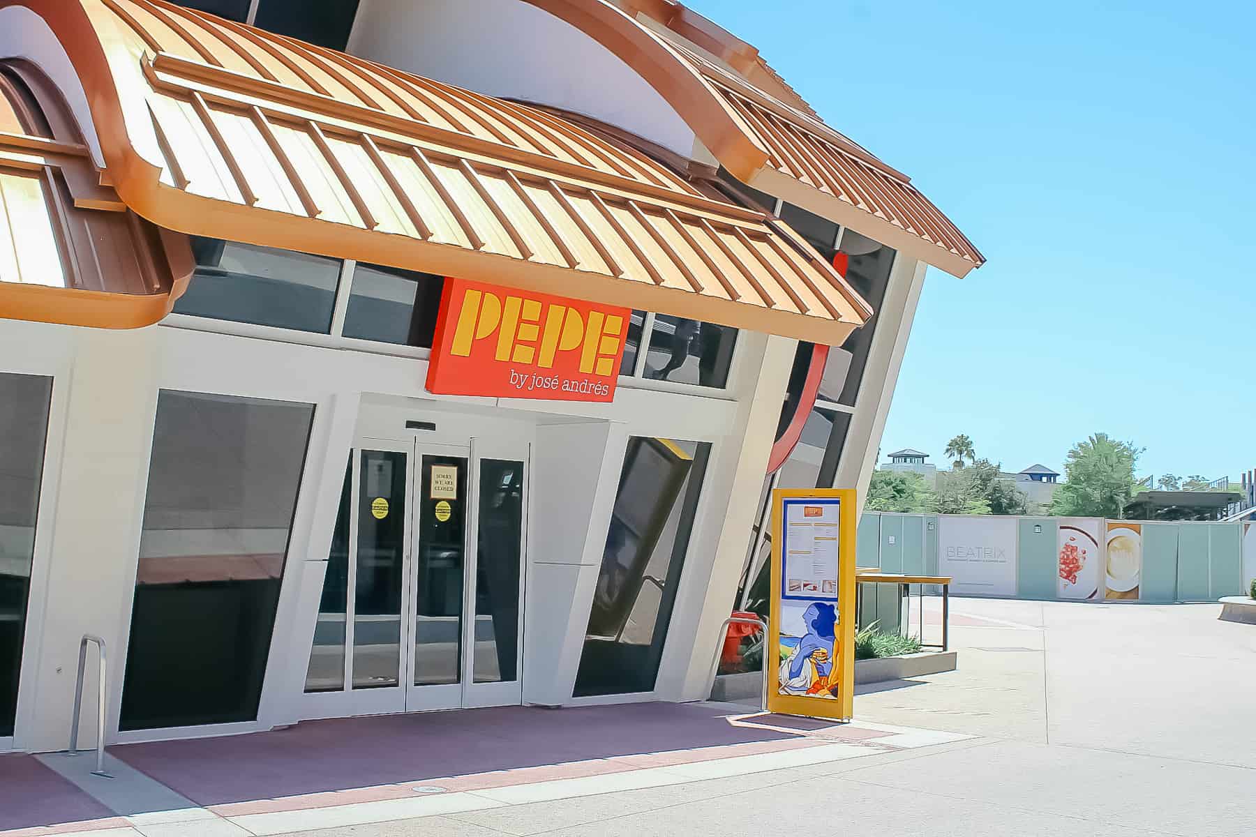 entrance to Pepe by Jose Andres at Disney Springs 