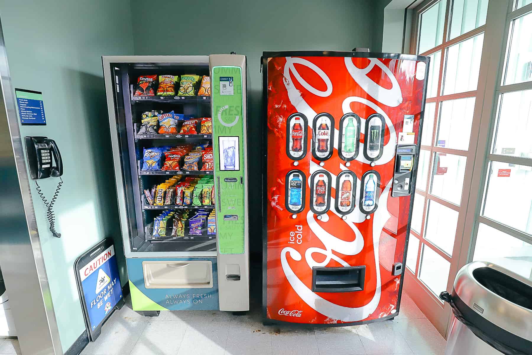 vending machines at Disney's All-Star Sports 