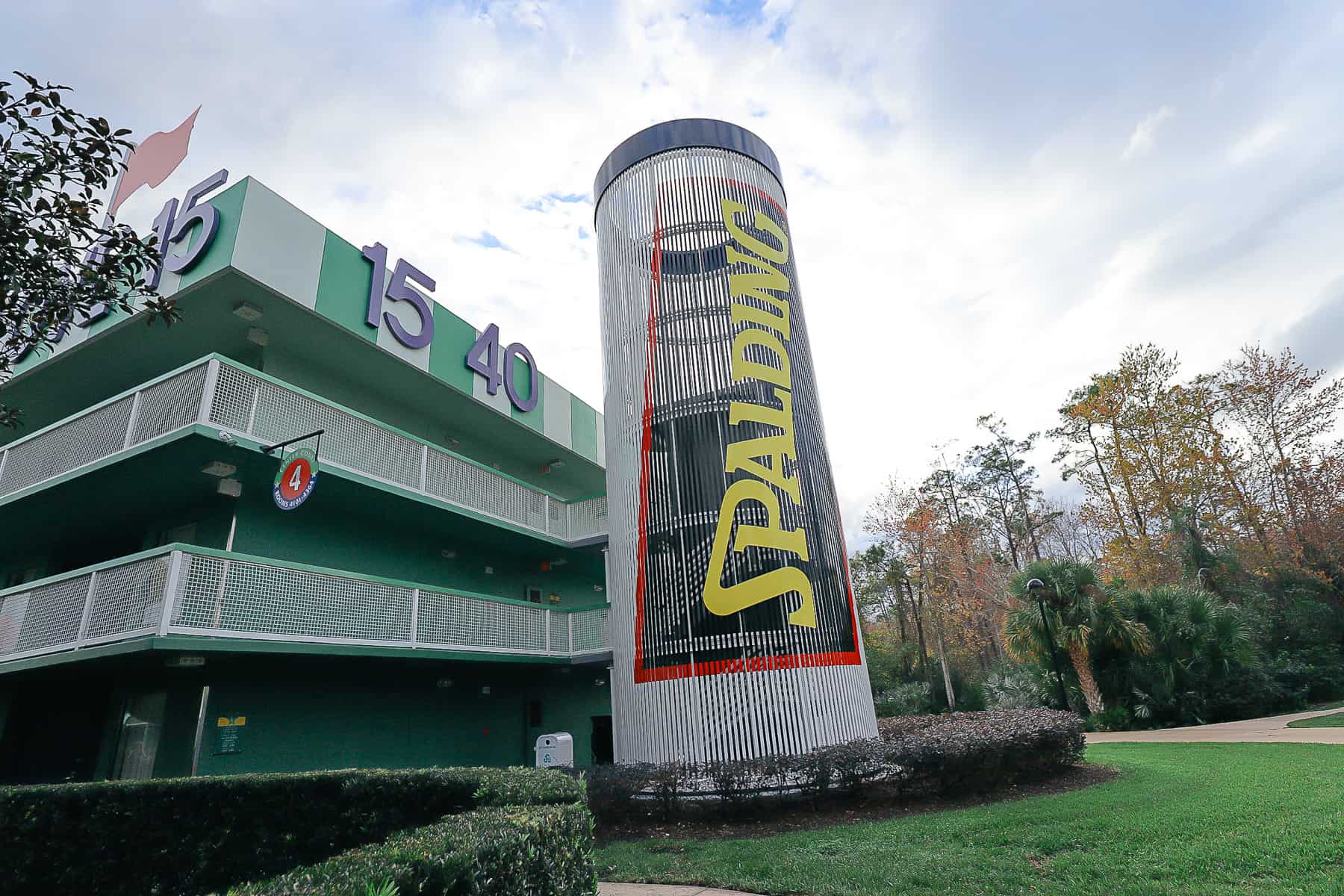 staircase wraps look like a Spalding tennis ball set at All-Star Sports	
