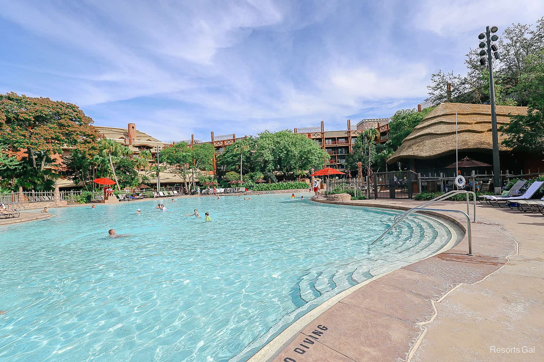 an extra photo of the Animal Kingdom Lodge pool 